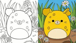 Squishmallow Coloring Pages