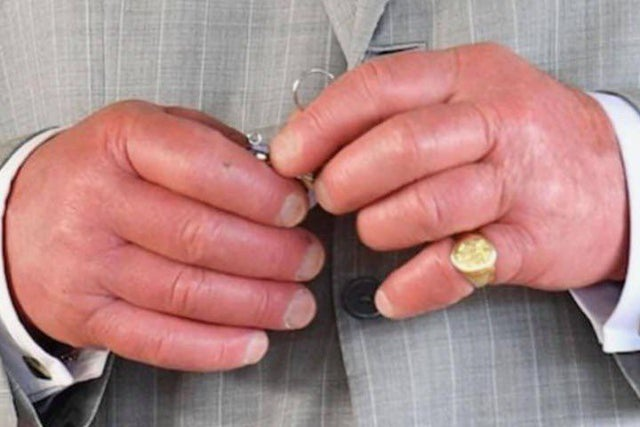prince charles fingers